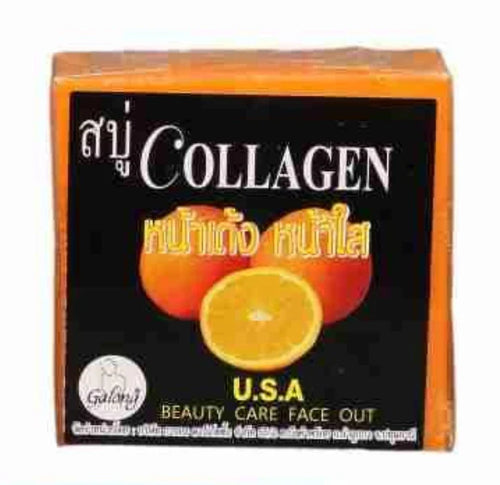 Savon orange au collagène