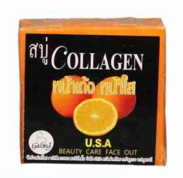 Savon orange au collagène