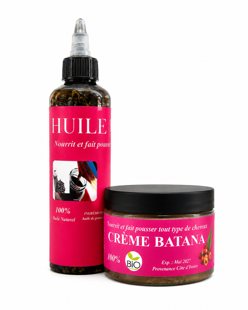 Huile et crème batana naturel